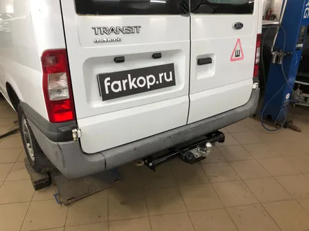 Фаркоп Лидер Плюс для Ford Transit (фургон) 2000-2014, (для а/м со ступенькой, без ступеньки) F116-F в Рязань