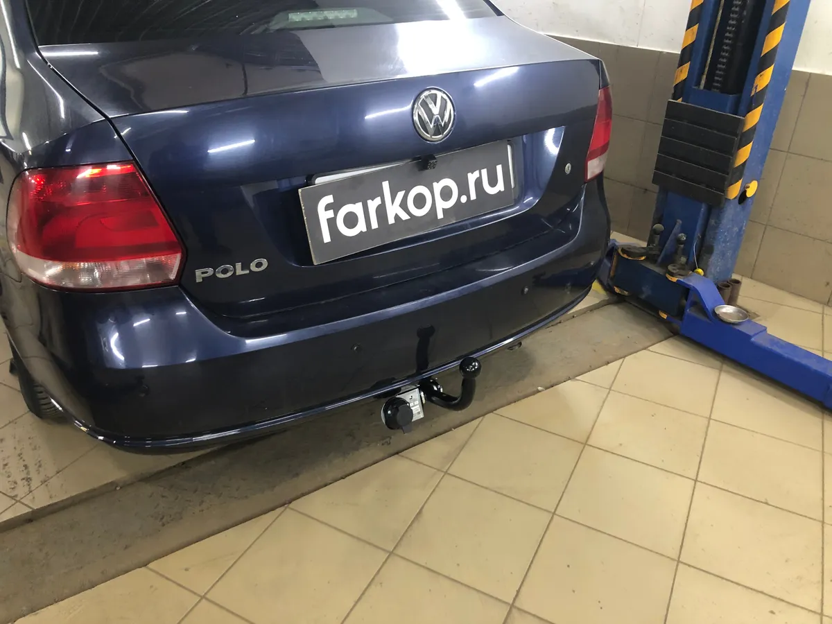 Фаркоп Лидер Плюс для Volkswagen Polo (седан) 2010-2020 V125-A в Рязань