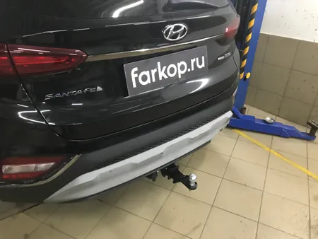 Фаркоп Лидер Плюс для Hyundai Santa Fe 2018-2022 Арт. H230-E H230-E в Рязань