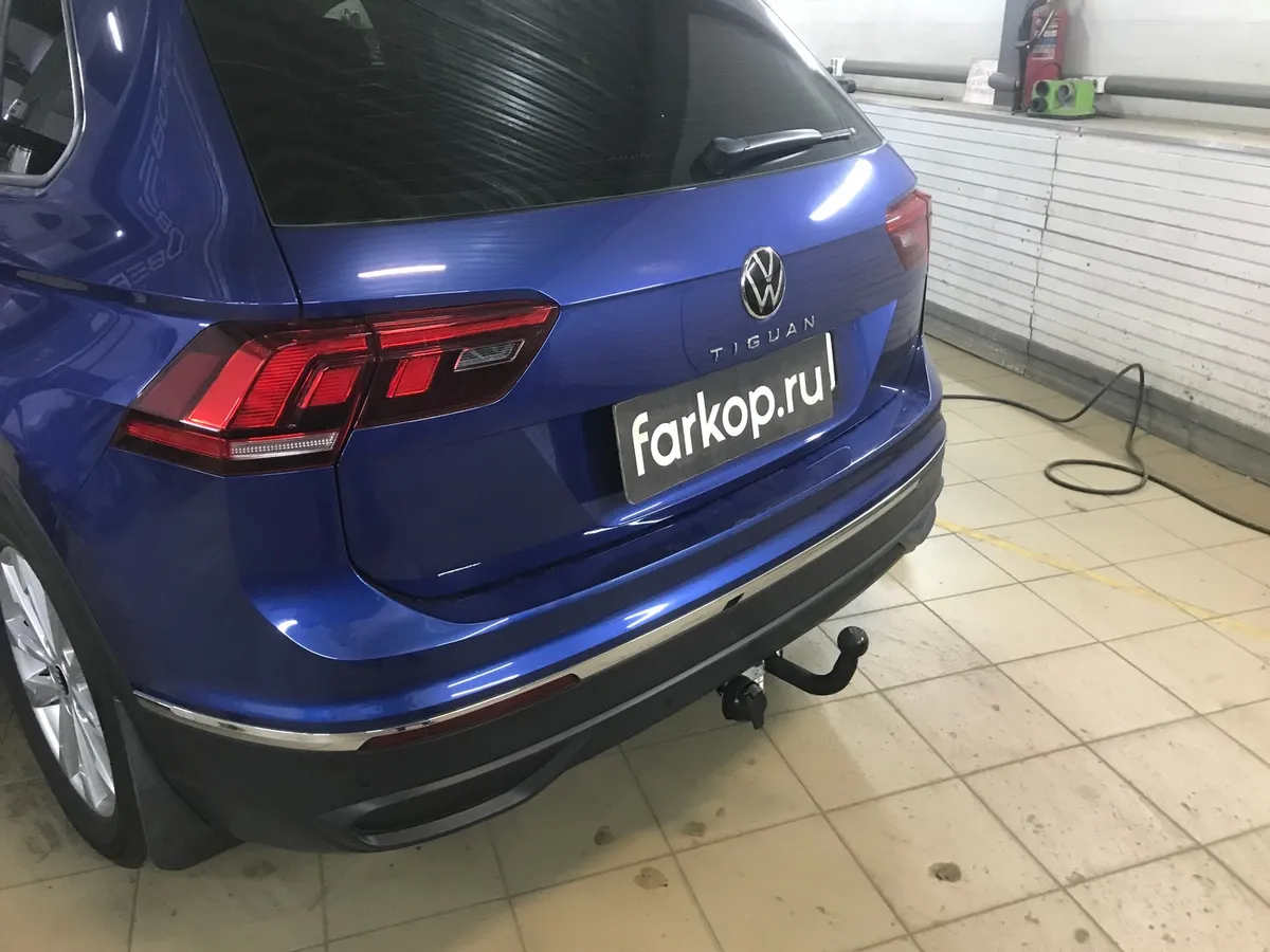 Фаркоп Лидер Плюс для Volkswagen Tiguan 2017- V123-A в Рязань Фаркоп Лидер Плюс для Volkswagen Tiguan 2017- V123-A в Рязань
