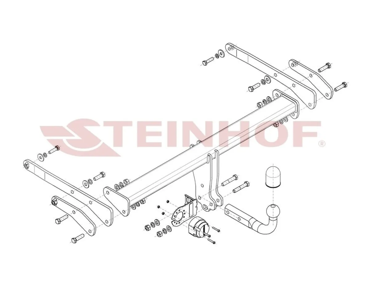 Фаркоп Steinhof для Audi Q5 2026- A-111 в Рязань Фаркоп Steinhof для Audi Q5 2026- A-111 в Рязань