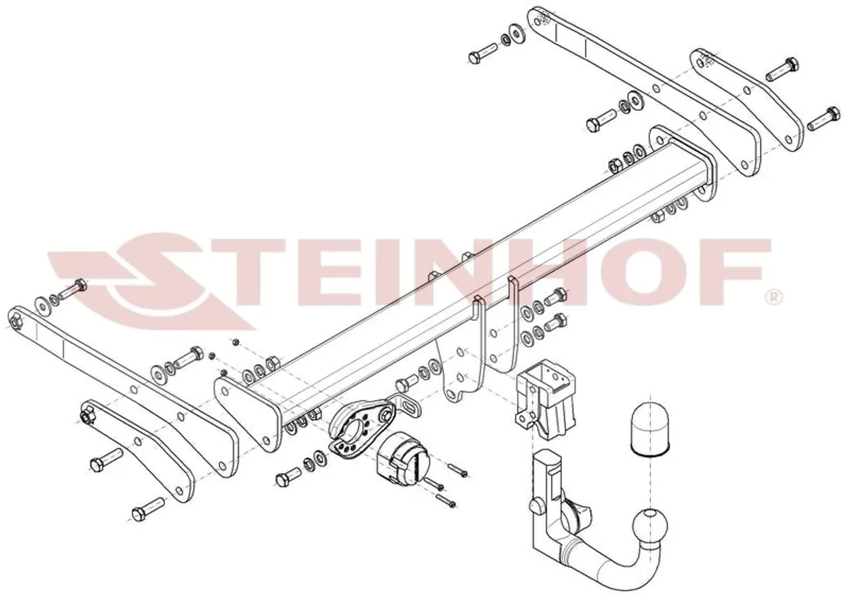Фаркоп Steinhof для Audi Q5 2026- A-112 в Рязань Фаркоп Steinhof для Audi Q5 2026- A-112 в Рязань