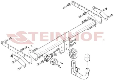 Фаркоп Steinhof для Audi Q5 2026- A-112 в Рязань