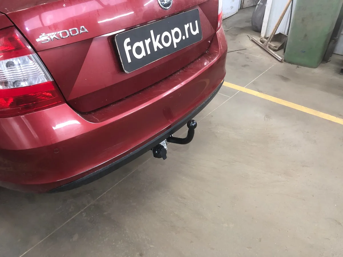 Фаркоп Лидер Плюс для Skoda Rapid 2014-2019 V125-A в Рязань Фаркоп Лидер Плюс для Skoda Rapid 2014-2019 V125-A в Рязань