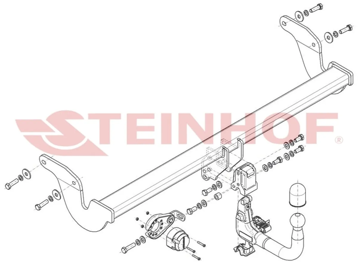 Фаркоп Steinhof для Lexus RX 2022- Арт. L-176 L-176 в Рязань