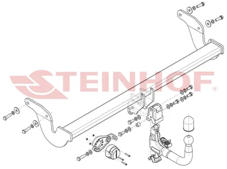 Фаркоп Steinhof для Lexus RX 2022- Арт. L-176 L-176 в Рязань