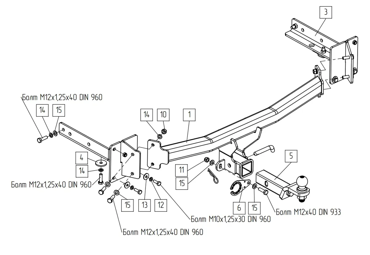 Фаркоп TowRus для LiXiang L6 2024- Арт. 288194 288194 в Рязань Фаркоп TowRus для LiXiang L6 2024- Арт. 288194 288194 в Рязань