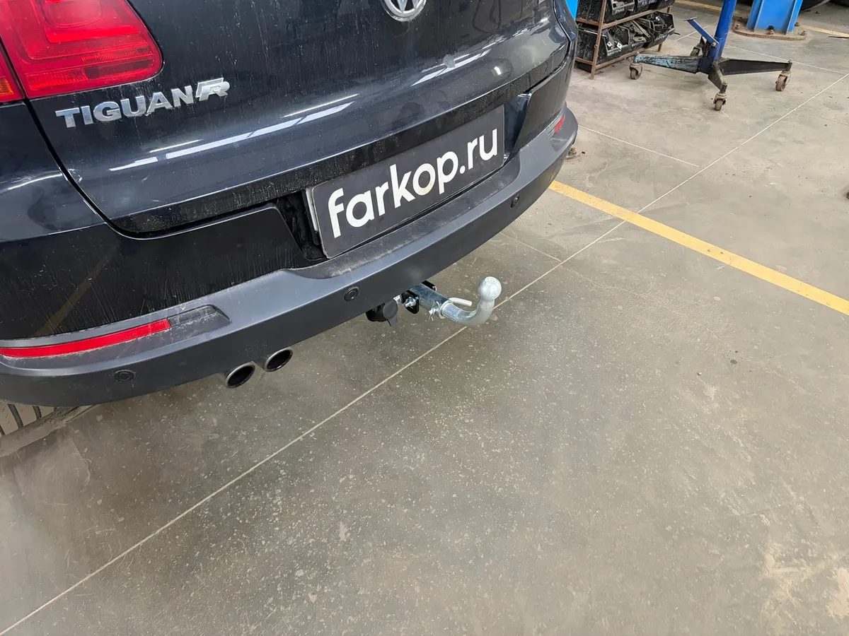 Фаркоп Лидер Плюс для Volkswagen Tiguan 2007-2017 V123-BA в Рязань Фаркоп Лидер Плюс для Volkswagen Tiguan 2007-2017 V123-BA в Рязань