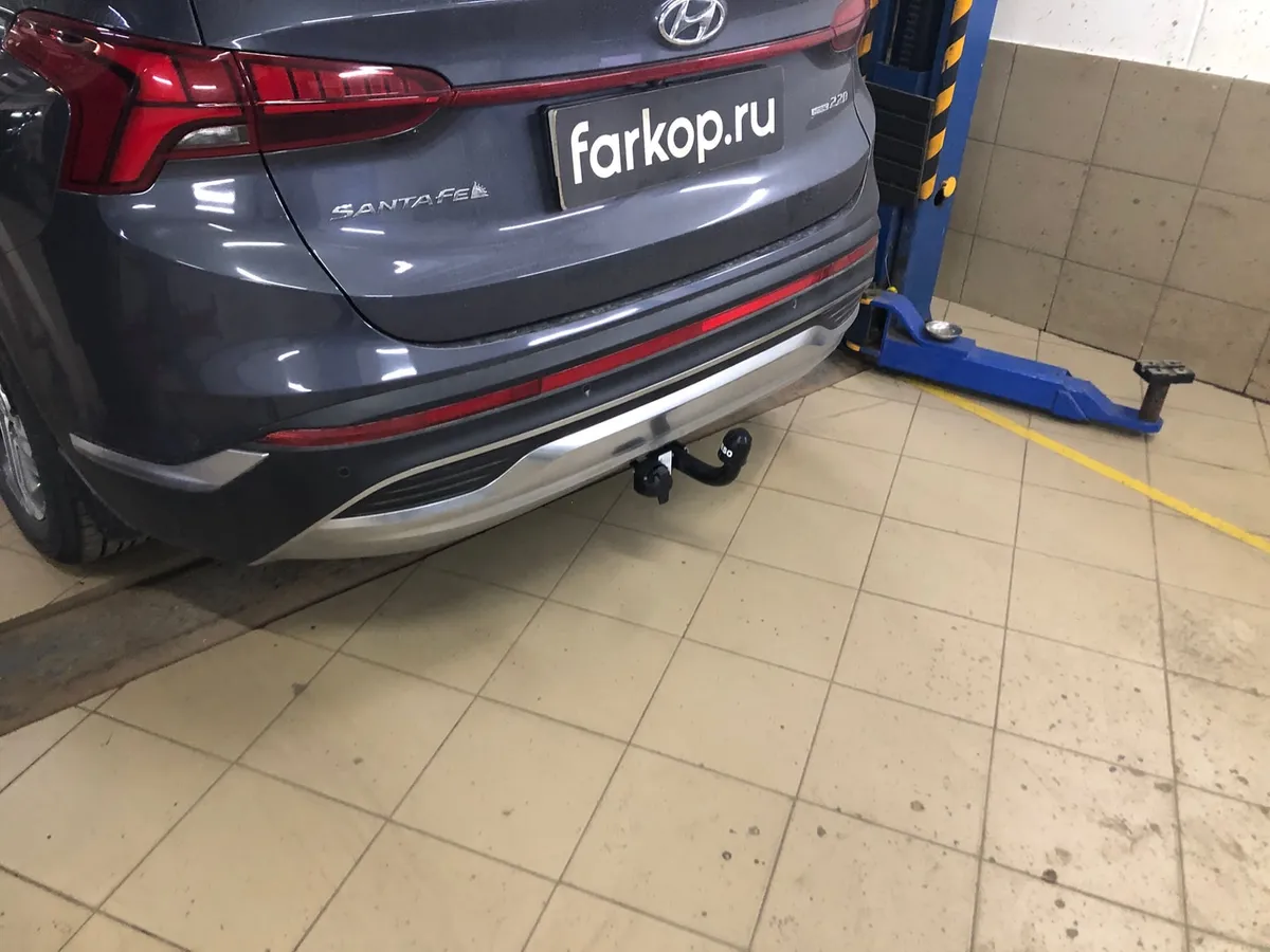 Фаркоп Oris для Hyundai Santa Fe 2020-2024 6768-A в Рязань